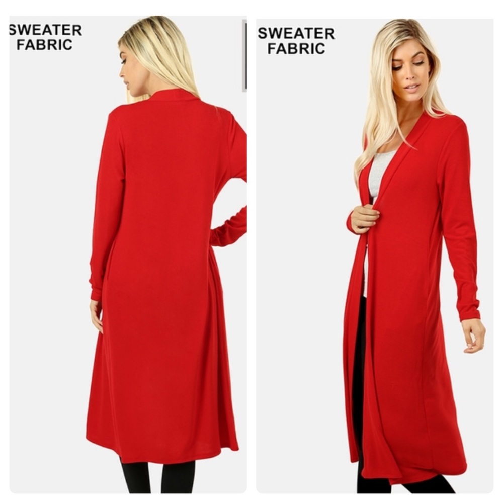 2 for $40❤️PLUS size gray or olive duster - Picture 4 of 4